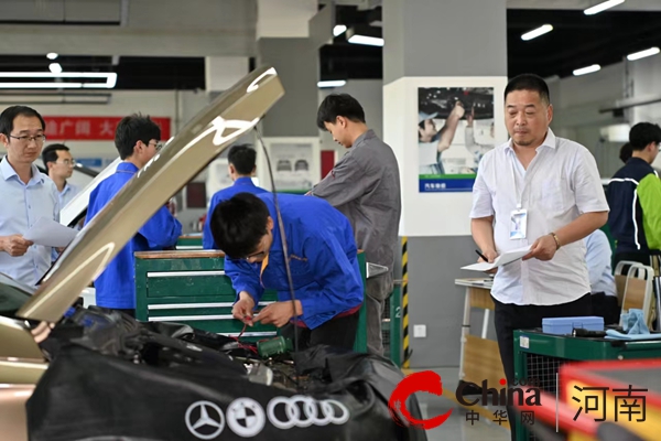 九游娱乐网站：河南交通技师学院汽车工程系开展学生技能竞赛活动
